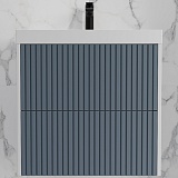 Style Line Тумба с раковиной Стокгольм 60 подвесная графит софт